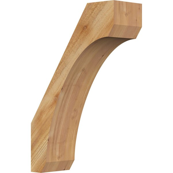 Ekena Millwork 6"W x 16"D x 24"H Legacy Rough Sawn Knee Brace, Western Red Cedar BRC06X16X24LEC00RWR - main